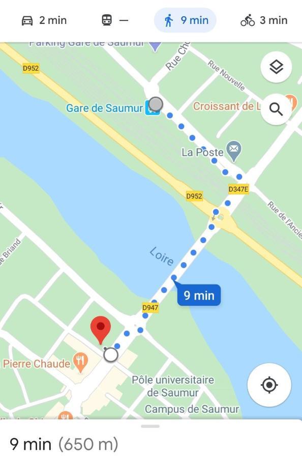 Appartement 1-6 Pers Situe Entre Les Ponts Saumur Zewnętrze zdjęcie